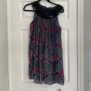 Anthropologie velvet dress